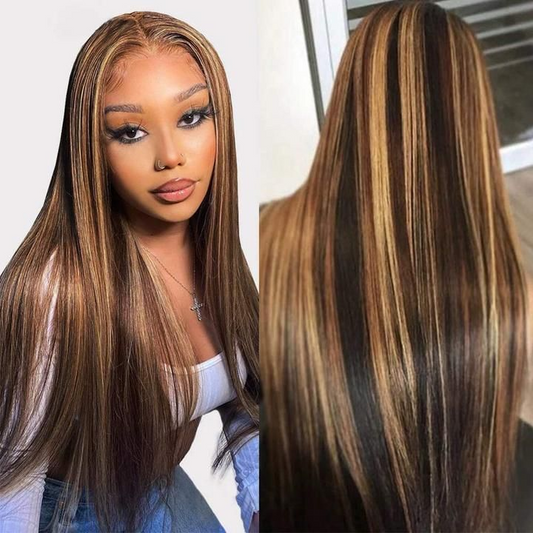 Highlight Frontal Straight Wig - Colored Wigs, Shop All Wigs, Straight Wigs